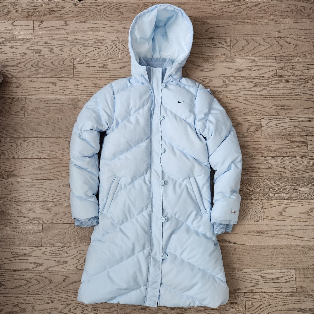 Y2k Nike Women’s Long Down Parka Women's Size Small